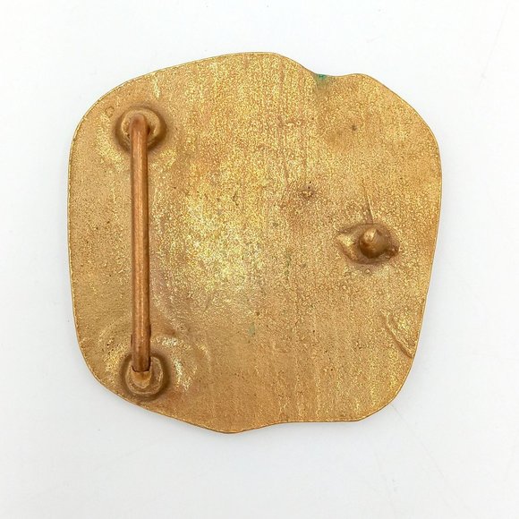 Guitar Banjo Player Belt Buckle Covered Wagon Travelling Singer Vintage Country - Picture 3 of 6